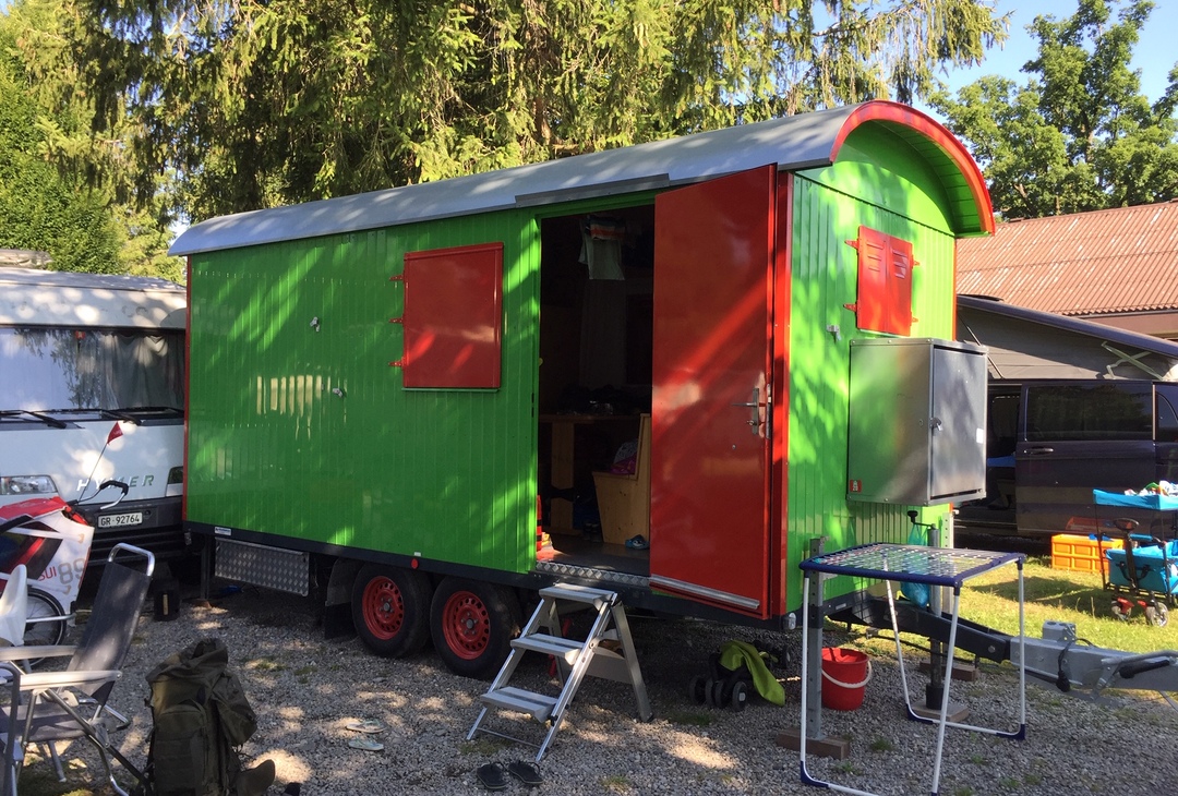 Family camping, 2020